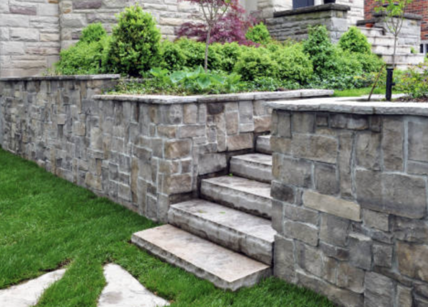 block retention wall