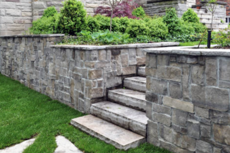 block retention wall